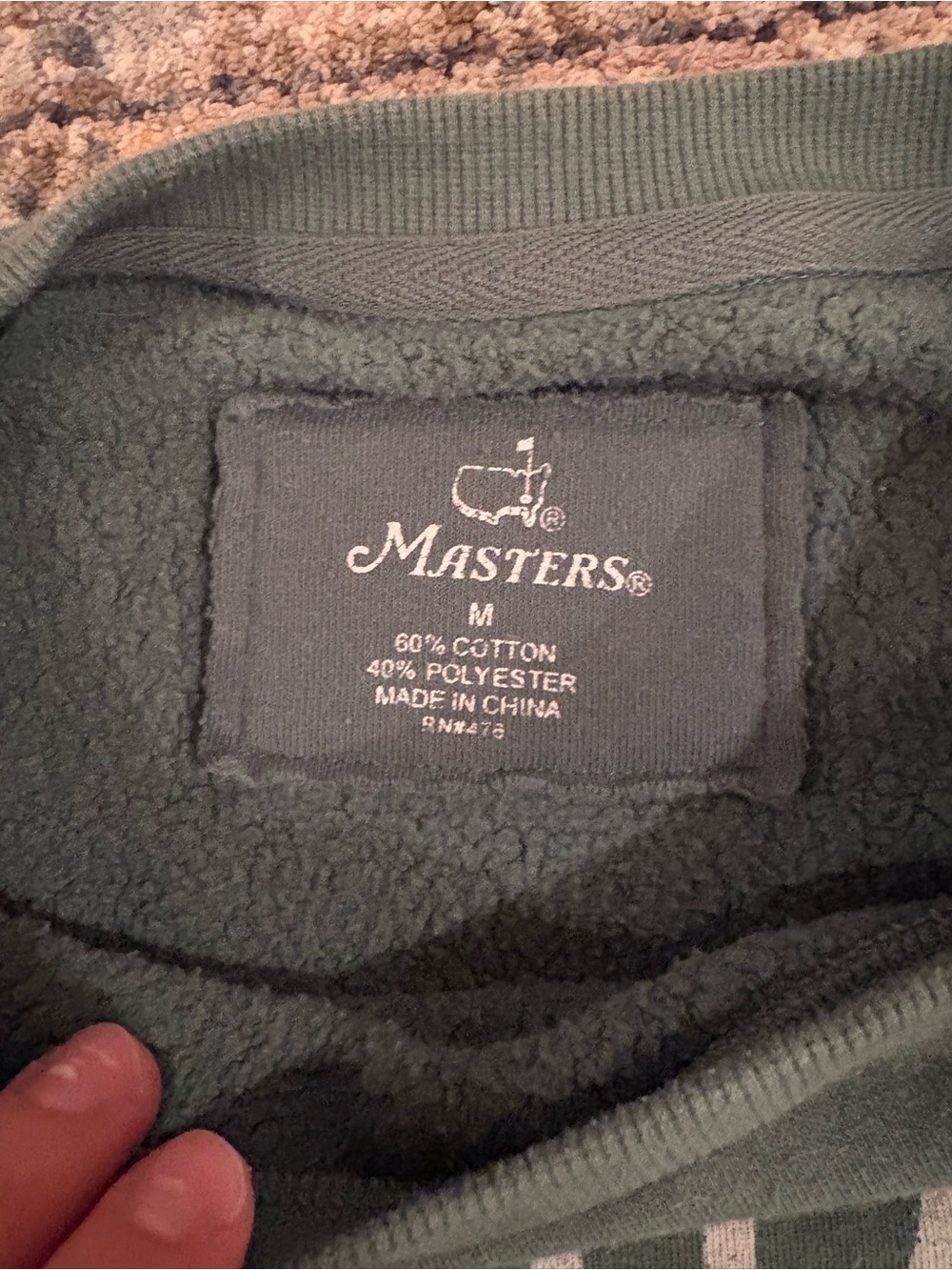 Master’s Sweatshirt Master’s collection medium Green unisex - Picture 3 of 3